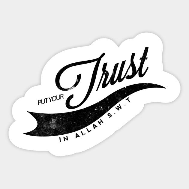 Put Your Trust Sticker by usdadesign